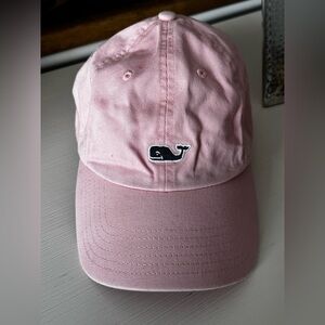 Vineyard Vines Light Pink Classic Whale Baseball Cap